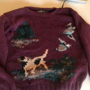 Polo Ralph Lauren vintage knit sweater pheasant.